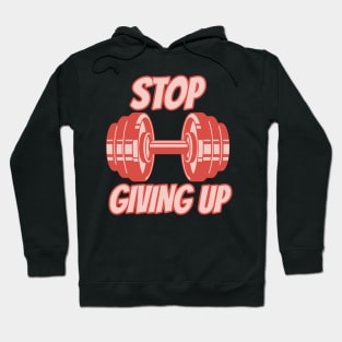 Cool Gym Motivational Quote For Weightlifters or bodybuilders Hoodie